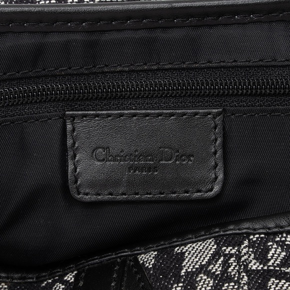 DIOR Vintage Oblique Trotter Saddle Bag - Picture 13 of 13